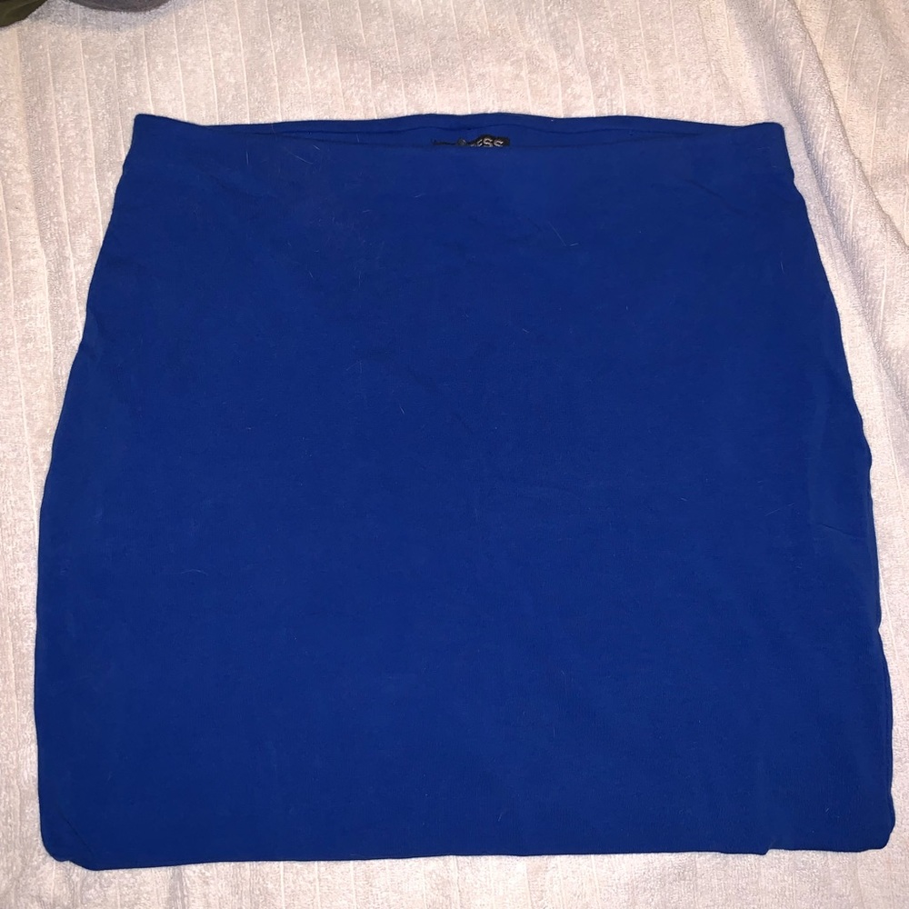 Express Blue Mini Skirt